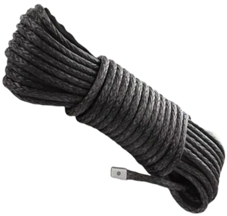 Riloer Corda di traino resistente per auto da 12 tonnellate, 9 mm x 26 m, cinghia di traino per recupero di emergenza, compatibile con ATV UTV Trailer e fuoristrada