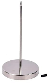 Pinchos Para Notas Varilla recta de acero inoxidable, soporte seguro for notas, palo con punta for recibos facturas, nota cocina, pedido papel, escritorio oficina, 2 uds
