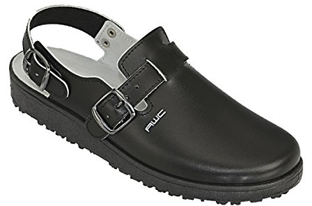 AWC-Footwear Unisex-Erwachsene Sandale Arbeitsschuhe, Schwarz (Schwarz)