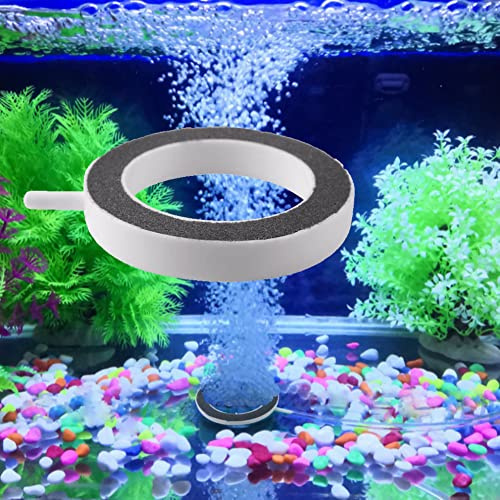 Bubble Stones, Shape Bubble Stone for Increasing Oxygen & Embellishing Aquarium Pond Fish Air Pump Accessories(100*H12mm)