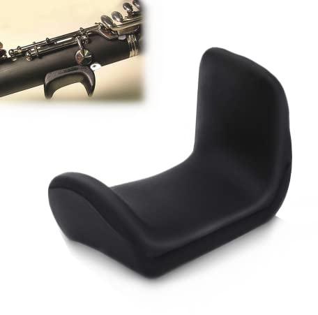 Thumb Rest Cushion, Comfortable 1.45-1.75cm Rubber Thumb Finger Rest Cushion for Oboe Clarinet Instruments(1.5mm)