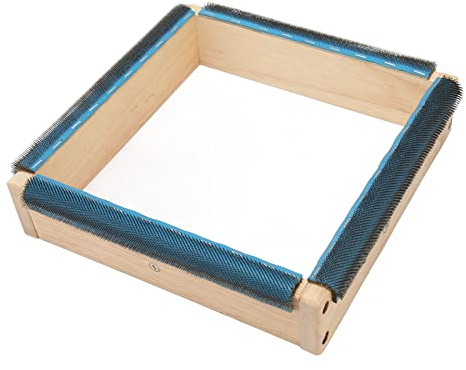 Telaio per Ricamo Telaio Robusto in Legno Massiccio Tappeto di Facile Montaggio Telaio per Aggancio Punch Needle Frame Other Sewing Embroidery Supplies