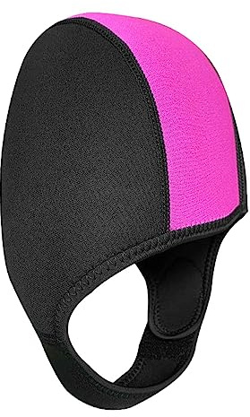 Geteawily Swim Caps for Women - Adjustable 2.5mm Neoprene Surfing Beanie Hat | Stretchable Wetsuits Adult Swim Hat, Adjustable Dive Surf Kayak Raft Canoe Snorkel Swimming Hat