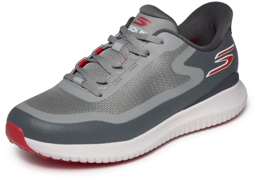 Skechers Flite: Golfskor utan spikar för herrar, Grå, 12