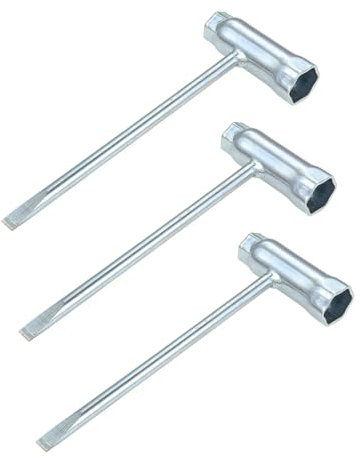 Flaconi 3PCS Chiave Candele per Automobile,Chiave per Candela Motosega,Chiave per Motosega,Chiave Multifunzione per Motosega,Adatto per Ciclomotore, Motosega,Auto,Scooter,Decespugliatore