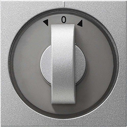 Gira 066626 Abdeckung Knebel Zeit und Jalousie System 55, alu