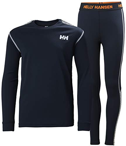 Helly Hansen Boy's Jr Hh Lifa Active Set Pants, Navy, 10 UK