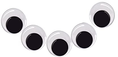 TEHAUX 100 Piezas Coser Los Ojos Móviles Autoadhesivo Pequeños Ojos Saltones Adhesivos Para Álbumes De Recortes Ojos Temblorosos Para Manualidades Pegar Padre-hijo Girar Ojo Pegatinas