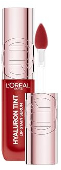 L'Oréal Paris Hyaluron Tint Lip Stain Serum, 12H haltende schwerelose Farbe, Feuchtigkeitsspendend, Lipgloss, Farbe: 420 Le Rouge Paris, 5 ml