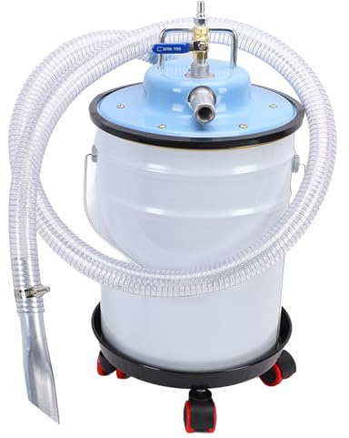BAOFUYA Aspirapolvere Industriale Pneumatico in Acciaio Inossidabile Aspiratore a Secco e Umido 20L 3000CP Aspirazione con Spegnimento Automatico a Galleggiante per Officine Meccaniche CNC