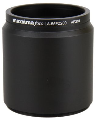 Maxsimafoto - Lens Adapter extension Tube for Panasonic LUMIX DMC-FZ200, FZ300 & Leica V-LUX 4, for Tele conversion Lens DMW-LT55 or Close-up lens DMW-LC55 or any 55mm threaded conversion lens, or filters. FZ200, DMW-LA7.