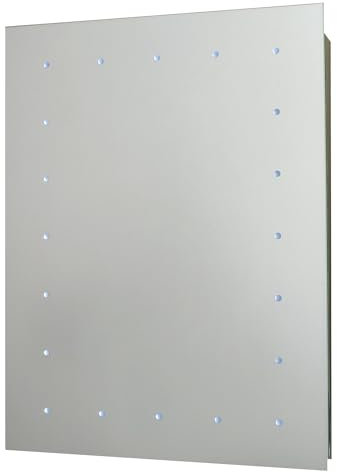 Betta Lighting Modern Bathroom Mirrors with LED Lights – IP44 Rated Light Up Led Portrait Mirror - Illuminated 60x45cm Wall-Mounted Vanity Mirror – Horizontal/Vertical 6000k Battery Operated 128LM