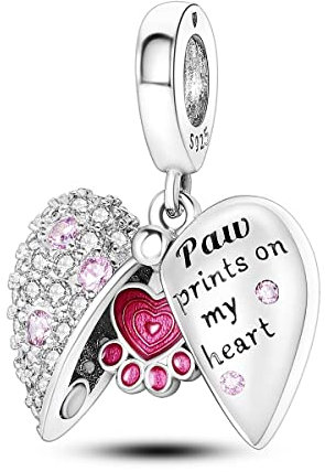 MULA Charms Anhänger Silber 925 für Armbänder, Kompatibel mit Europäischen Armbändern und Halskette für Frauen