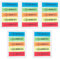 GORGECRAFT 500Stk 5-Farben-Neon-Seitenmarkierungen Farbige Klebereiter Pfeil-Index-Registerkarte Buchfahnenstreifen Bitte Hier Unterschreiben Hinweis-Etiketten-Tags Text-Anmerkungsaufkleber