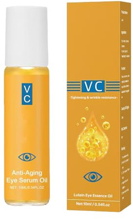 Olio essenziale per rughe oculari, siero oculare VC, olio anti-rughe, siero rassodante per gli occhi per migliorare rughe, borse e occhiaie (1 pezzo)