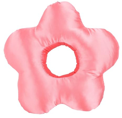 Fyearfly Almohada con orificio para las orejas, suave, cómoda, para dormir de lado, almohada protectora para los oídos con gran orificio de apertura para personas que duermen de lado,