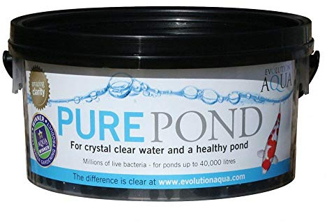 Evolution Aqua Pure Pond – Beneficial Bacteria for Ponds | Pond Bacteria Treatment & Healthy Water Maintenance for clear pond | Aids biological filtration and Fish Safe Pond Equaliser | 2000ml