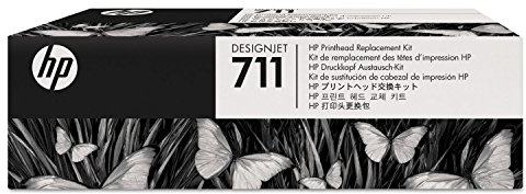 HP 711 DesignJet Printhead Replacement Kit (C1Q10A) for DesignJet T530, T525, T520, T130, T125, T120 & T100 Large Format Plotter Printers
