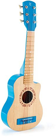 Hape 26 Inch Kids Guitar Toy Musical Instrument - Beginner Wooden Kids Guitar, Musical Toys w/ 4 Tunable Strings