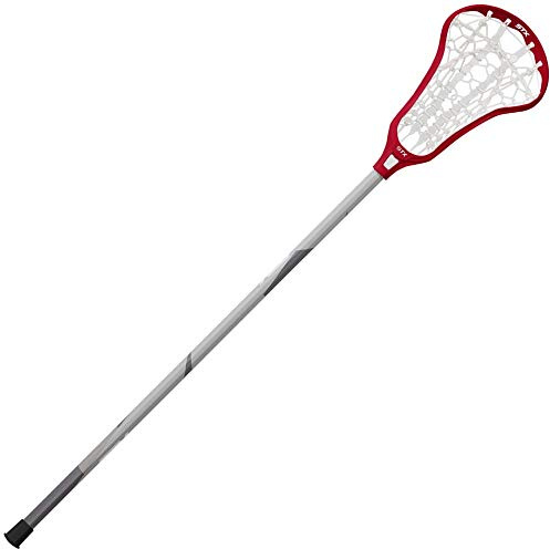 STX Lacrosse Crux 400 Complete Stick with Runway Pocket, Red