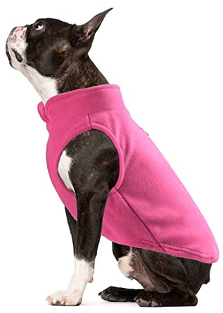 PETCUTE Chaqueta para Perros,Chaleco de Forro Polar para Perro,A Prueba de Viento Ropa para Perros Pequeños,Abrigo de Invierno para Perros con Agujero para Arnés para Perros Pequeñas,Medianas