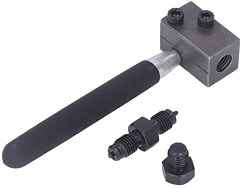 BOROCO Double Flaring Tool, 3/16in Brake Line Pipe Double Flaring Tool 45 Degree SAE Flares Carbon Steel for Automotive Steel Nickel Copper Tubes