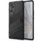 SEAHAI Case for Honor 70, Ultra-thin Protective Silicone TPU Shockproof Hybrid Hard PC Back Phone Cover, with Foldable Hidden Form Bracket - Black