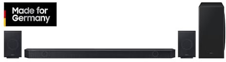 Samsung HW-Q935GD 9.1.4-Kanal Q-Soundbar für TV-Geräte, 2.0.2-Kanal-Rücklautsprecher, Bluetooth-Lautsprecher mit kabellosem Dolby Atmos / DTS:X, Q-Symphony [2024]