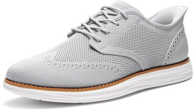 Bruno Marc Zapatos Verano Hombre Vestir Transpirable con una Plantilla de Malla y EVA para Respuesta Zapatos Ligeros y Fáciles de Poner y Quitar