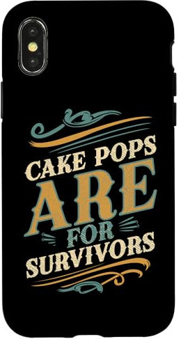 Les cake pops sont pour les survivants symbole de force Coque pour iPhone X/XS