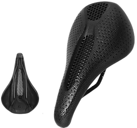 Genérico Cojín De Sillín De Bicicleta De Carreras De Nailon Y Carbono Impreso En 3D For Asiento De Triatlón De Bicicleta De Montaña Y Carretera(Nylon 3D-2)
