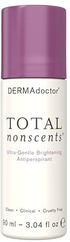 DERMAdoctor Total Nonscents Ultra Gentle Antiperspirant, Protects Against Wetness and Odor No burning, Itching or White Residue, Quick Dry 90ml (19982EU)