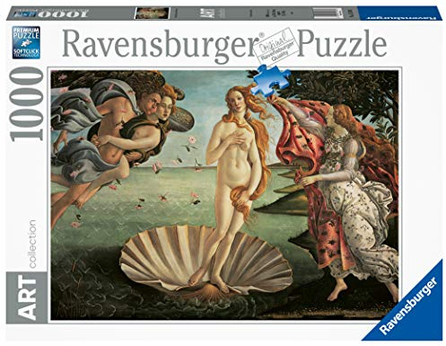 Ravensburger - Puzzle Botticelli El Nacimiento de Venus, Rompecabezas de Arte para Adultos, Regalo para Niños de 14+ Años, Juego Educativo y Estimulante, 1000 Piezas, 70x50 cm