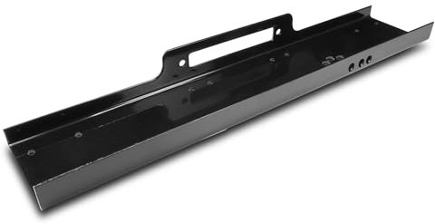 Montageplatte für Seilwinde 10.000–13.000 lbs – Stahlplatte 5 mm, vorgebohrt, für SUV, Jeep, ATV & Offroad – Seilfenster kompatibel