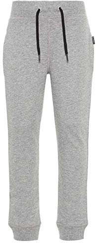 Name It Boy's Nkmsweat Pant Bru Noos Trouser, Grey (Grey Melange), 158 UK