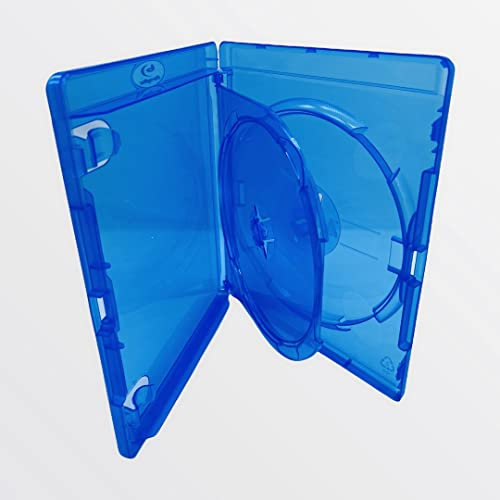 5 X Amaray Double Blu Ray Disc Case - With A Inner Tray,14mm Spine And Outer Sleeve For Holding Artwork Inlay. Hold Two Discs Of Any Format Packaged In Dragon Trading Packing