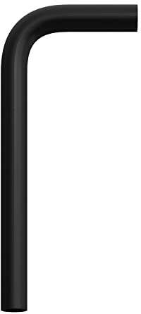 Creative-Cables Tubo curvo di estensione – (Nero, lunghezza 14 cm, larghezza 6,5 cm) – In metallo – Con filettatura M10x1