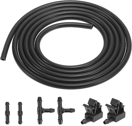 X AUTOHAUX 7uds Coche Delantero Parabrisas Lavado Boquillas 2 Metros Manguera 6438Z7