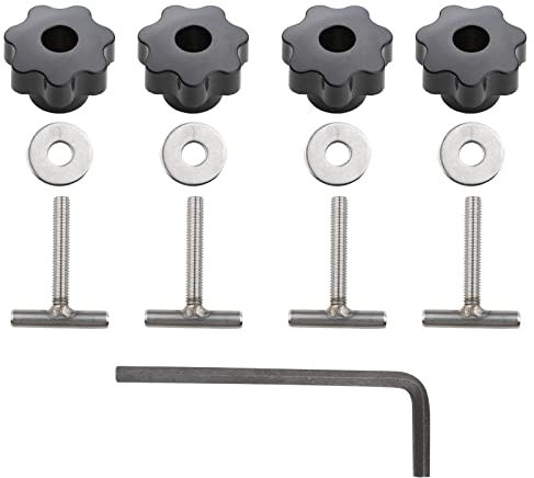 MangWany 4Pacs Befestigungsschraube Verriegelungsschiene Edelstahl T-Schrauben Multivan Bus Multiflexboard T5 T6 Viano 7h5883084c 50 mm
