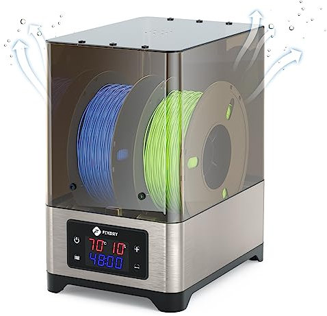 3D Filament Trocknerbox,Hlieeosfcn 70° Filament Dryer hält Filament während des Drucks trocken,Filament Trockenbox Heizung,mit 3D-Filamenten mit 1,75 mm, 2,85 mm und 3,00 mm