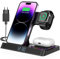 4 in 1 ladestation für iPhone und Watch Kabelloses Ladegerät 15W Faltbarer Induktive Wireless Charger für iPhone 16 15 14 13 12 11 Pro SE X XS XR & Watch 9 8 7 6 SE 5 4 3 2 Air Pods Pro