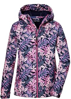 killtec Mädchen Softshelljacke/Outdoorjacke mit Kapuze KOS 135 GRLS SFTSHLL JCKT, dunkelnavy, 176, 43217-000
