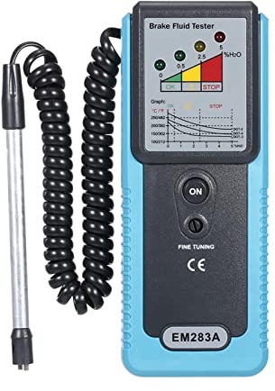 Detección de agua de la humedad del aceite del aceite del líquido del freno del coche con la sonda de alta precisión for el automóvil Dot3 dot4 dot5 Herramienta de diagnóstico de fluidos de frenos Por