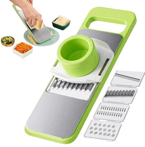 Kitchen Mandoline Vegetable Slicer – Multi-Purpose Food Slicer & Cutter for Effortless Vegetable Prep, Kitchen Gadget & Accessory