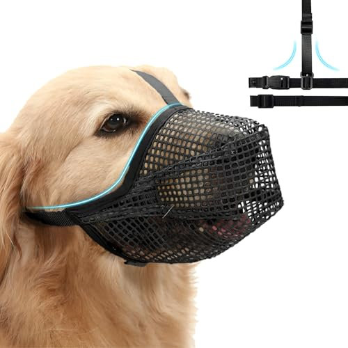 Giftköderschutz Hund Maulkorb Mittlere Hunde Baskerville Maulkorb Maulkorb für Große Hunde Fressschutz Hund Anti Giftköder Maulkorb Für Mittelgroße und Große Verhindert Das Beißen, Kauen Und Bellen