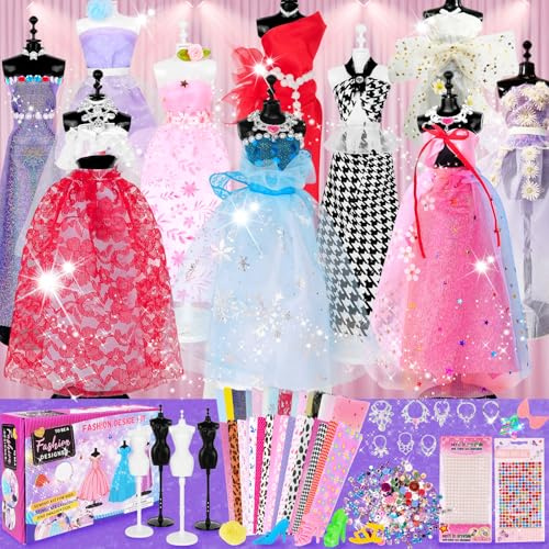 MPQMPQ 1000+ PCS Fashion Designer Kits for Girls Age 6 7 8 9 10 11 12+