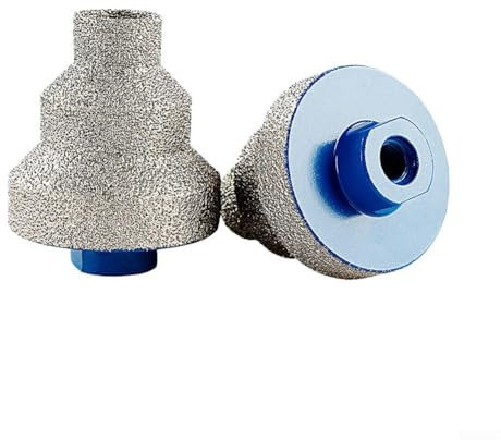 Juego de brocas escalonadas de 3 piezas de 20-35-50 mm, fresadora de ranura recta para madera, placas de metal de aluminio, herramientas de perforación de azulejos de mármol (10 mm con adaptador)