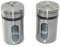RMB® 2er Set Gewürz-Streuer XL Salz- und Pfeffer-Streuer aus Glas und Edelstahl