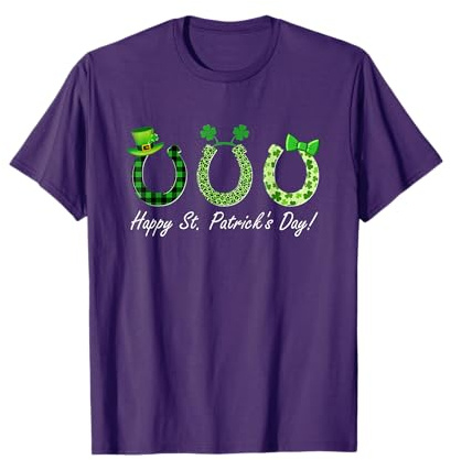 Leprechaun Horse Riding Animal Lover Farmer St Patrick's Day T-Shirt
