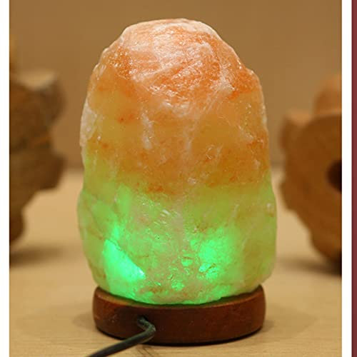 Himalayas Saltlampa Nattljus Rock, Färgglad Föränderlig LED-kristall Saltlampa USB Power Landskapsljus För Belysning, Dekoration Och Present